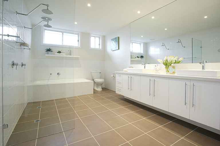 Modern two-storey family home after completion
